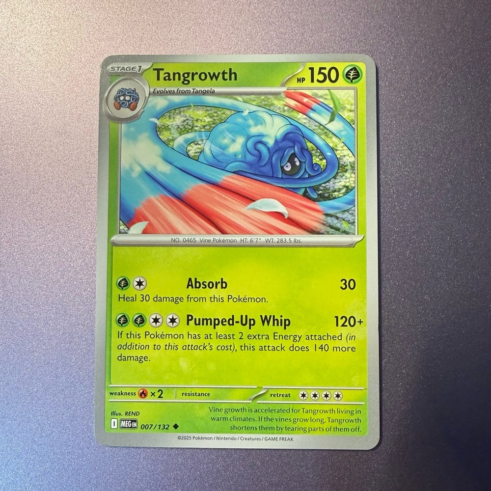 Pokemon TCG Tangrowth 007/132